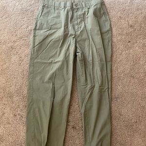 Men’s light green editor pants